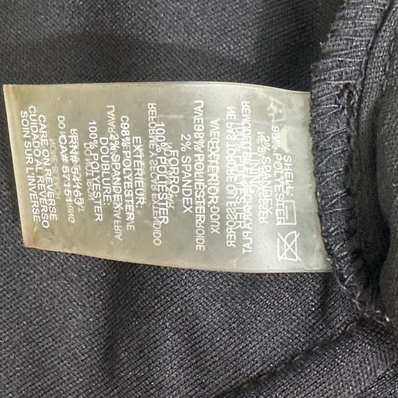 NWT CALVIN KLEIN VELOUR WOMENS BLACK AND PURPLE STRIPE ZIP JACKET Sz L - Picture 8 of 13